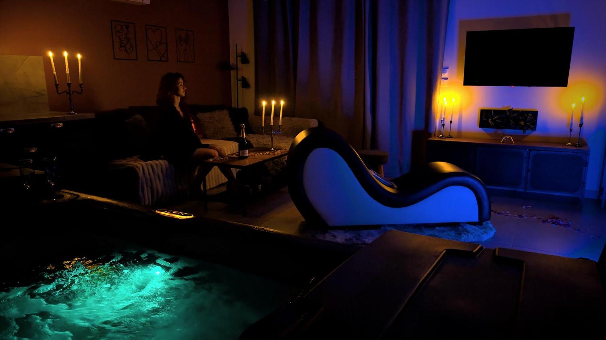 Eden House, Cocon Sensuel Et Romantique Avec Jacuzzi Holiday home Carpentras